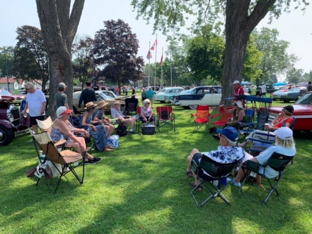 Kawartha Lakes Members attending the Lakeside car show in Cobourg